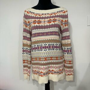 Lauren Ralph Lauren women’s medium fair isle sweater